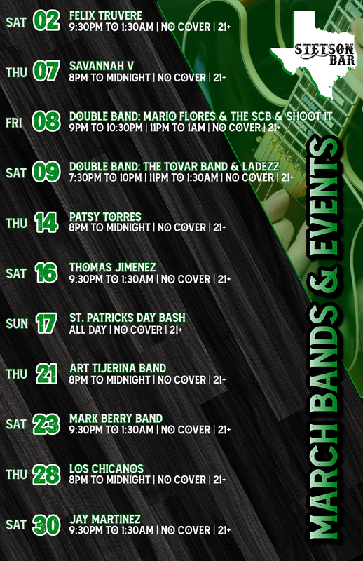 August Bands at Stetson Dance Hall